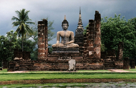 Buddha and Lotus in Sukhothai